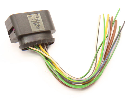 LH Xenon Head Light Lamp Wiring Plug Pigtail 03-06 Audi A4 S4 B6 Convertible