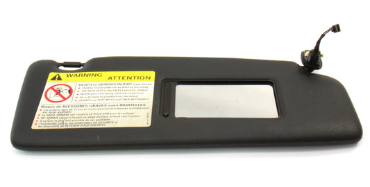 RH Sun Visor Sunvisor 03-09 Audi S4 B6 B7 Convertible Black - 8H0 857 552 A/C