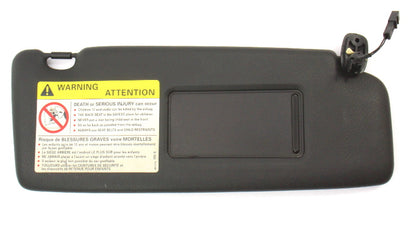 RH Sun Visor Sunvisor 03-09 Audi S4 B6 B7 Convertible Black - 8H0 857 552 A/C