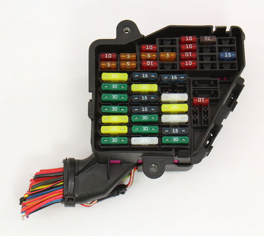 Dash Fuse Box Panel & Wiring Harness Pigtail 02-05 Audi A4 S4 B6 - Genuine -