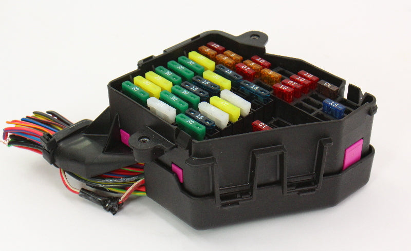 Dash Fuse Box Panel & Wiring Harness Pigtail 02-05 Audi A4 S4 B6 - Genuine -