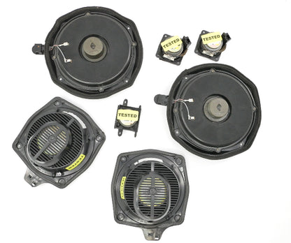 Front & Rear Bose Speaker Set 03-09 Audi A4 S4 B6 Convertible - 8H0 035 361 A