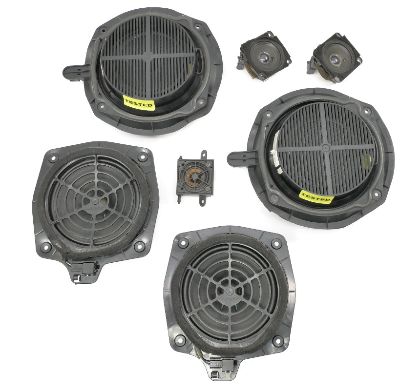 Front & Rear Bose Speaker Set 03-09 Audi A4 S4 B6 Convertible - 8H0 035 361 A