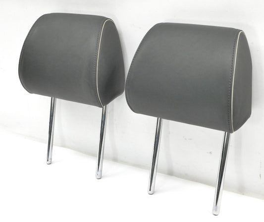 Front Seat Headrests Head Rests 04-09 Audi S4 B6 Convertible Cabriolet - Genuine
