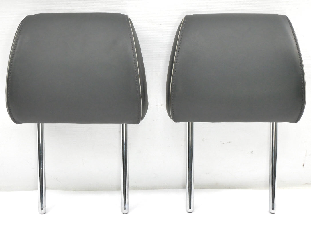 Front Seat Headrests Head Rests 04-09 Audi S4 B6 Convertible Cabriolet - Genuine