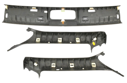 Black Interior Windshield Pillar Trim 03-09 Audi A4 S4 B6 Convertible - Genuine