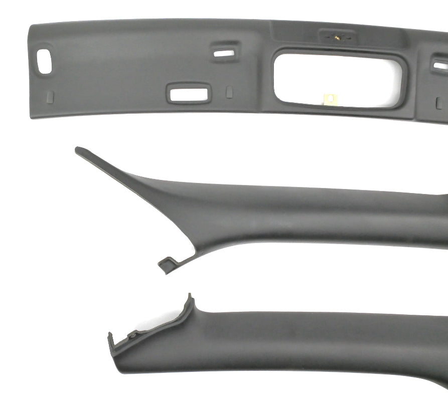 Black Interior Windshield Pillar Trim 03-09 Audi A4 S4 B6 Convertible - Genuine
