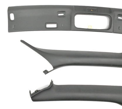 Black Interior Windshield Pillar Trim 03-09 Audi A4 S4 B6 Convertible - Genuine
