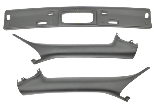 Black Interior Windshield Pillar Trim 03-09 Audi A4 S4 B6 Convertible - Genuine