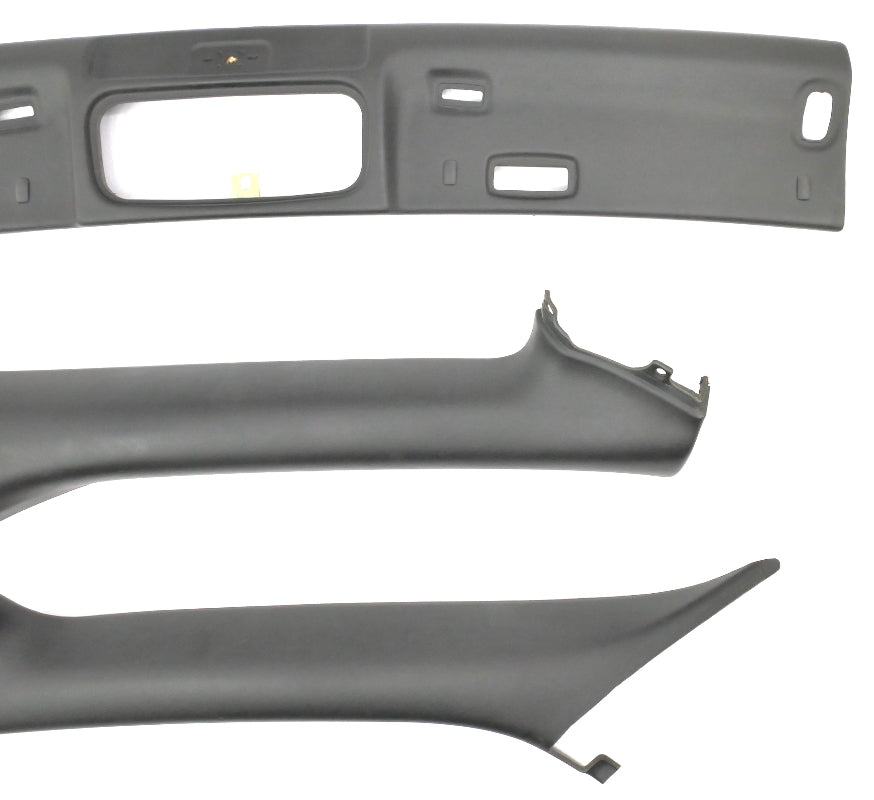 Black Interior Windshield Pillar Trim 03-09 Audi A4 S4 B6 Convertible - Genuine
