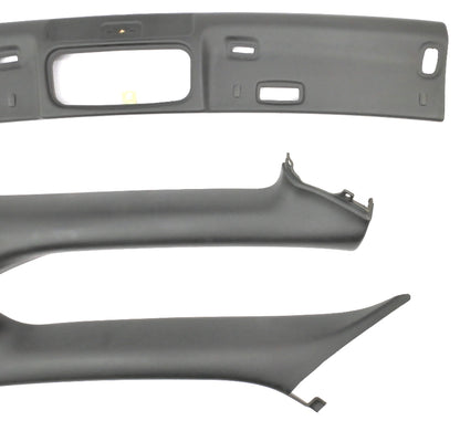 Black Interior Windshield Pillar Trim 03-09 Audi A4 S4 B6 Convertible - Genuine