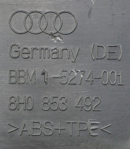 Interior Door Sill Entry Trim 03-09 Audi A4 S4 B6 Convertible -  8H0 853 491 492