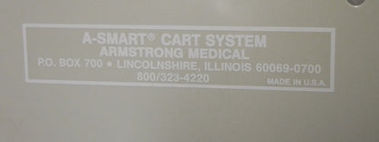 Side Cabinet W/ Glass Door A-Smart Cart System Armstrong Medical Airway
