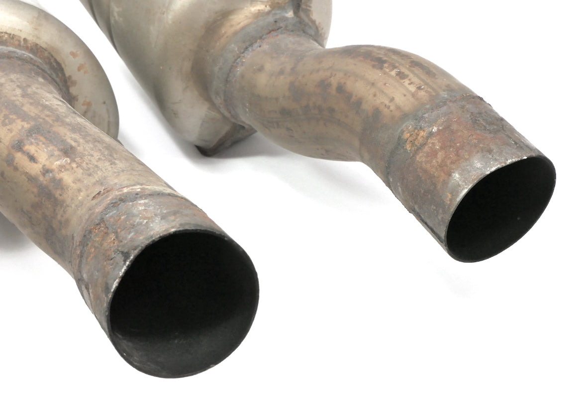 Stock Exhaust Down Pipes & Resonators 09-12 Audi A4 B8 3.2 Genuine - 8K0 253 211