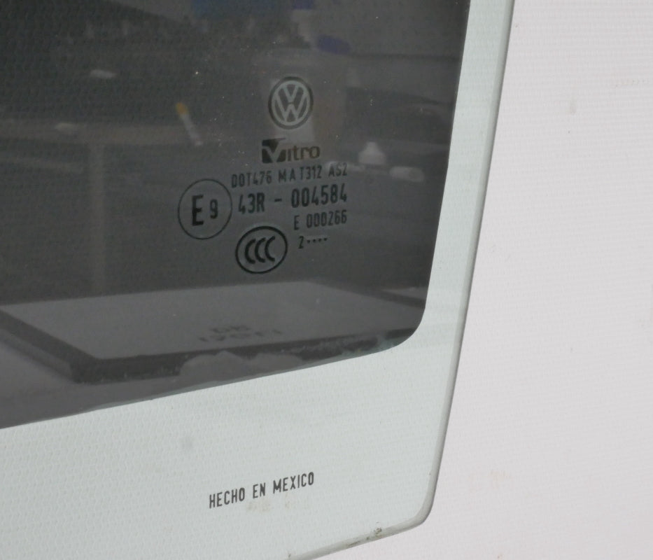 LH Rear Side Window Exterior Door Glass 11-18 VW Jetta Sedan MK6 Tinted Genuine