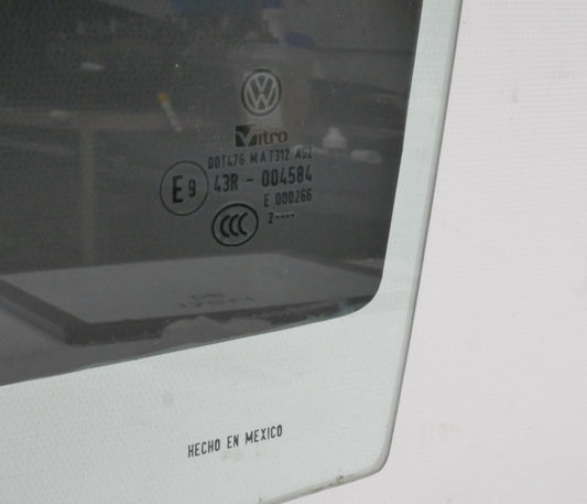 LH Rear Side Window Exterior Door Glass 11-18 VW Jetta Sedan MK6 Tinted Genuine