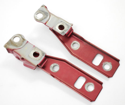 Hood Hinges 99-05 VW Jetta Golf GTI MK4 LA3W Red - Genuine - 1J0 823 301 & 302 A