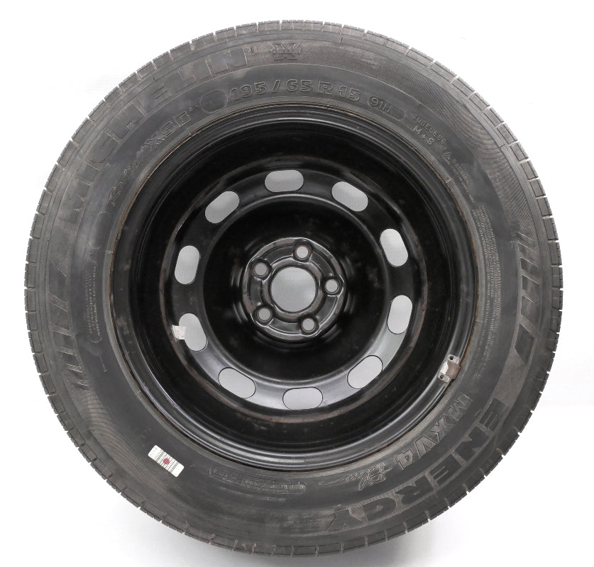 5x100 15" Full Size Spare Steel Wheel Rim Tire VW Jetta Golf MK4 - 1J0 601 027 Q