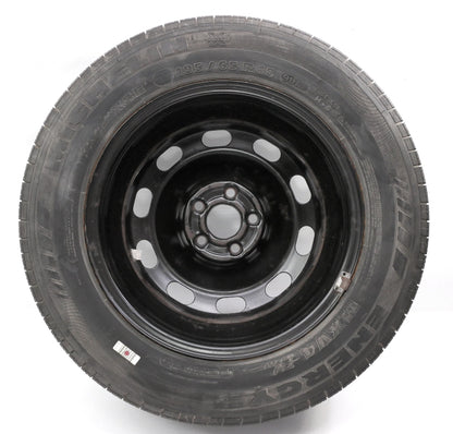 5x100 15" Full Size Spare Steel Wheel Rim Tire VW Jetta Golf MK4 - 1J0 601 027 Q