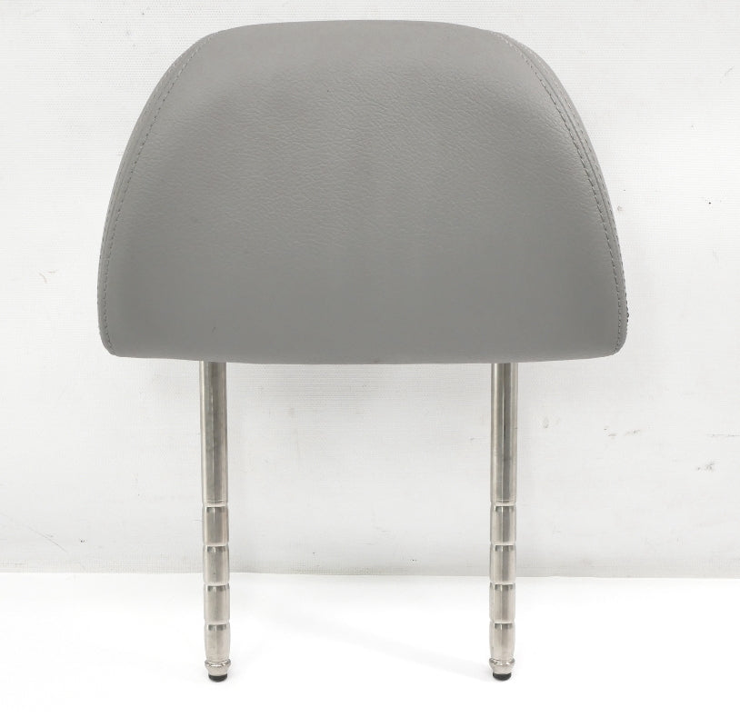 Outer Rear Seat Head Rest 01-05 VW Passat B5.5 - Gray Leather - Back Headrest