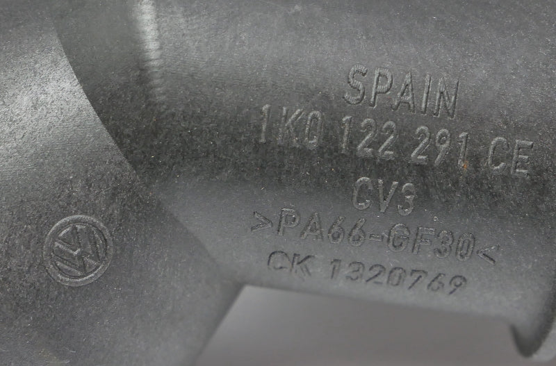 Upper Radiator Coolant Line Flange 11-14 VW Jetta Sedan Mk6 2.0T 1K0 122 291 CE