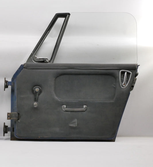 RH Door Assembly 1969 MG Midget - Blue w/ Glass, Panel, Handles, Trim
