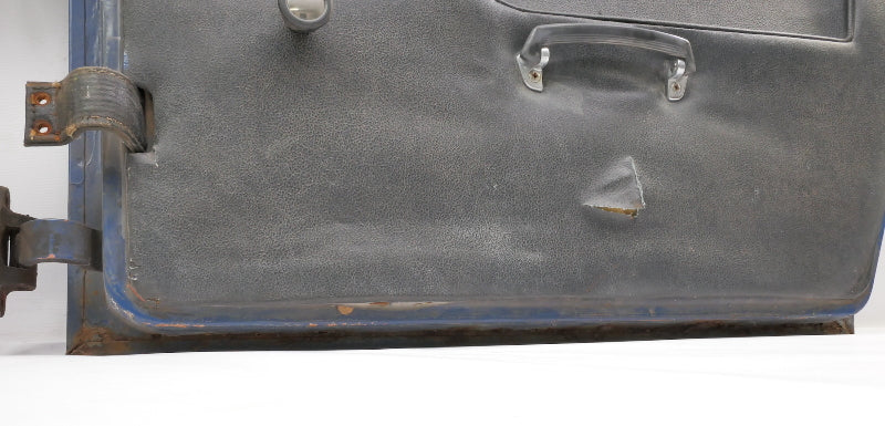 RH Door Assembly 1969 MG Midget - Blue w/ Glass, Panel, Handles, Trim