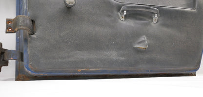 RH Door Assembly 1969 MG Midget - Blue w/ Glass, Panel, Handles, Trim