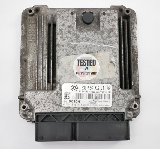 Engine Computer Module ECU ECM 13-14 VW Jetta Golf MK6 TDI Diesel 03L 906 019 JT