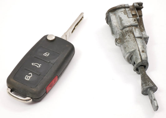 Kessy Door Lock Cylinder Key 13-14 VW Jetta Sportwagen MK6 - 5K0 837 202 AK