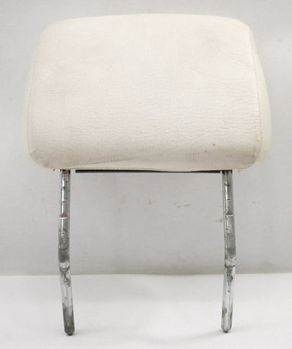 Front Headrest 80-93 VW Rabbit Convertible Cabriolet MK1 White Vinyl - Genuine