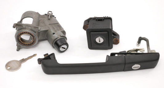 Ignition Door Handle Lock Key Set 90-94 VW Passat B3 ~ Genuine ~ 357 905 851