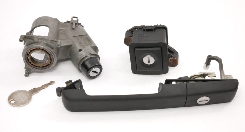 Ignition Door Handle Lock Key Set 90-94 VW Passat B3 ~ Genuine ~ 357 905 851