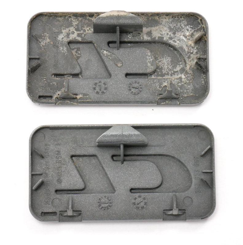 CL Fender Emblem Badge Set 90-94 VW Passat B3 - Genuine - 357 853 688