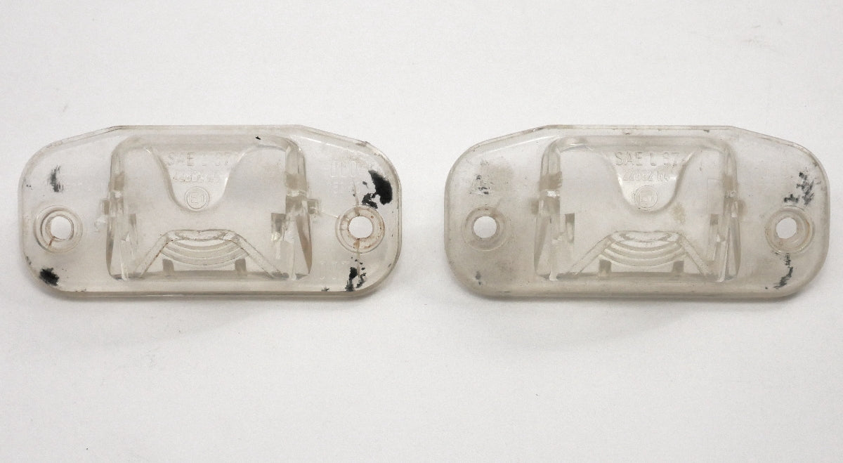 License Plate Lamp Light Lenses 90-94 VW Passat B3 - Genuine -