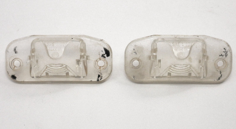 License Plate Lamp Light Lenses 90-94 VW Passat B3 - Genuine -