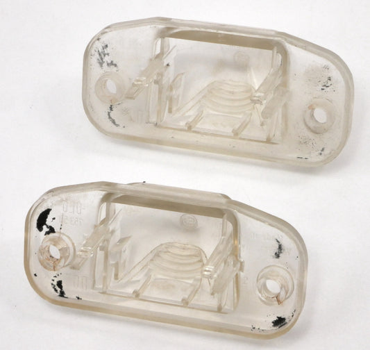 License Plate Lamp Light Lenses 90-94 VW Passat B3 - Genuine -