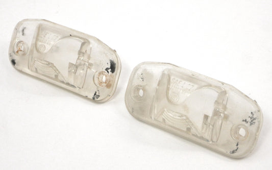 License Plate Lamp Light Lenses 90-94 VW Passat B3 - Genuine -