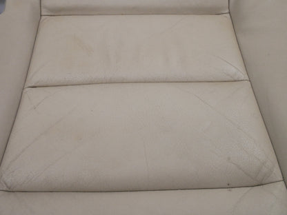Rear Seat Cushion Cover & Foam 02-08 Audi A4 B6 B7 SEDAN - Beige Leather Bottom