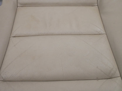 Rear Seat Cushion Cover & Foam 02-08 Audi A4 B6 B7 SEDAN - Beige Leather Bottom