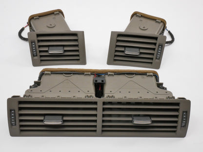 Dash Vent Set 02-08 Audi A4 S4 B6 B7 - 8E0 820 951 H / 901 F / 902 F