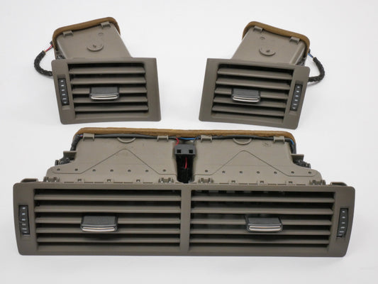 Dash Vent Set 02-08 Audi A4 S4 B6 B7 - 8E0 820 951 H / 901 F / 902 F