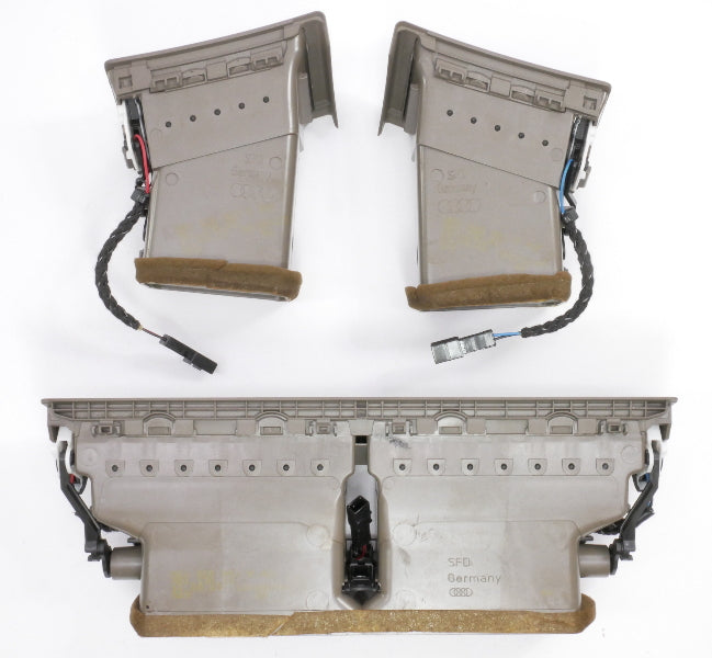 Dash Vent Set 02-08 Audi A4 S4 B6 B7 - 8E0 820 951 H / 901 F / 902 F