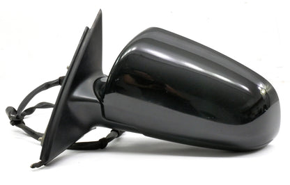 LH Side View Exterior Door Mirror 02-08 Audi A4 B6 B7 LY9B Black Power Folding