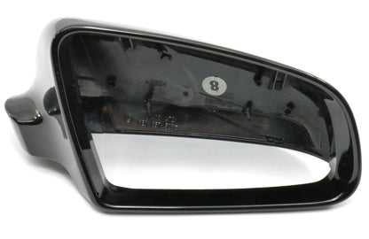 RH Side View Exterior Door Mirror Cap 02-08 Audi A4 B6 B7 - LY9B Black - Genuine