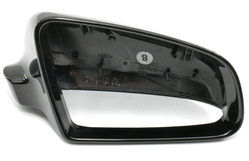 RH Side View Exterior Door Mirror Cap 02-08 Audi A4 B6 B7 - LY9B Black - Genuine