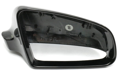 RH Side View Exterior Door Mirror Cap 02-08 Audi A4 B6 B7 - LY9B Black - Genuine