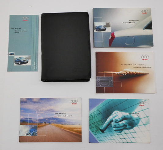 Owners Manual Book Booklet 04 2004 Audi A4 B6 - Genuine -