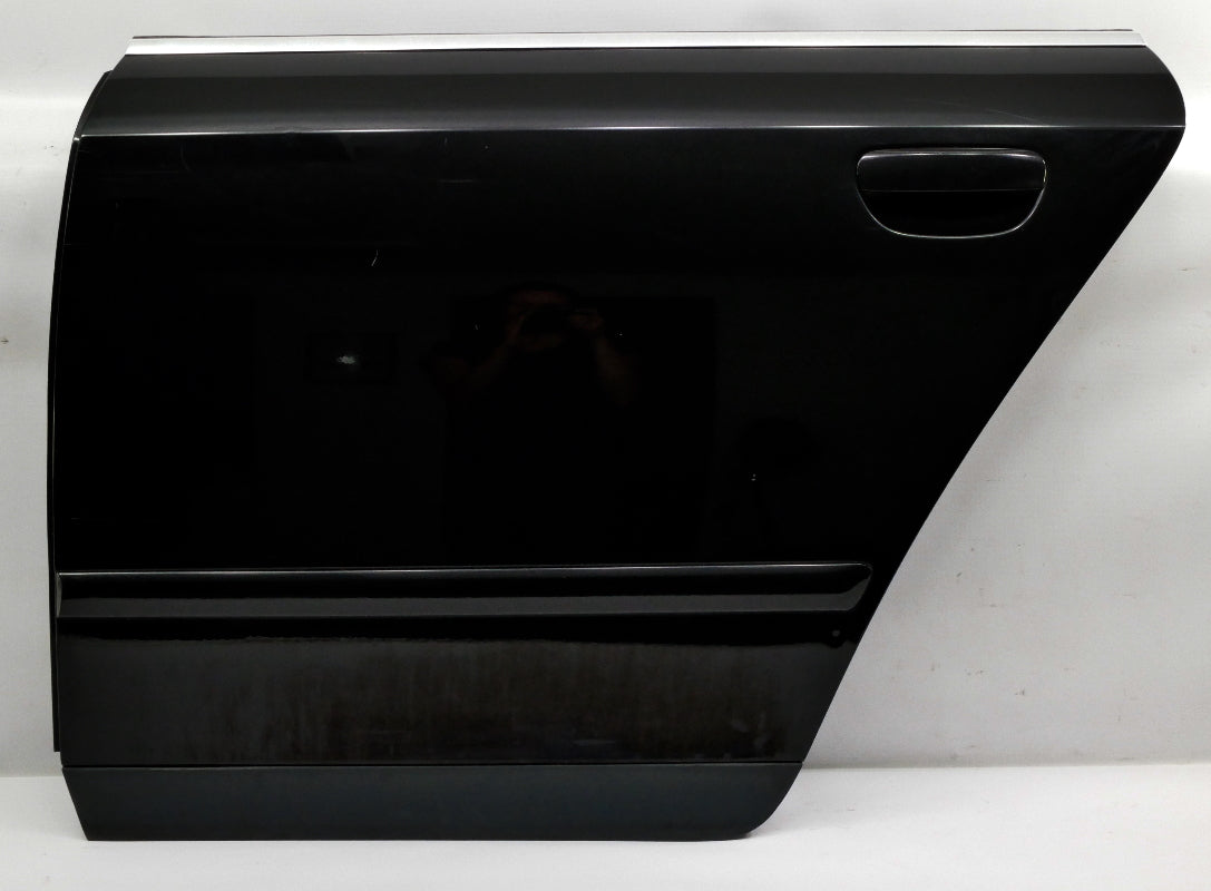LH Rear Door Shell Skin 02-05 Audi A4 S4 B6 - LY9B Black - Genuine