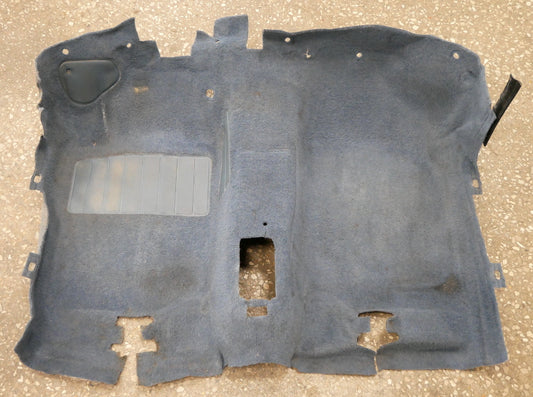 Interior Front Floor Carpet 85-92 VW Jetta Golf GTI MK2 A2 Blue - Genuine